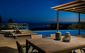 Color Villas-New Villa Green At Trapezaki With Private Pool