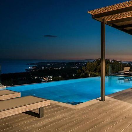 Color Villas-New Villa Green At Trapezaki With Private Pool Mousata Exterior foto