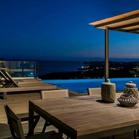 Color Villas-New Villa Green At Trapezaki With Private Pool Mousata Exterior foto